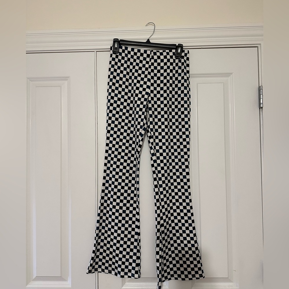 Urban Outfitters UO NWT Green & Black Checkered Pants Size Medium